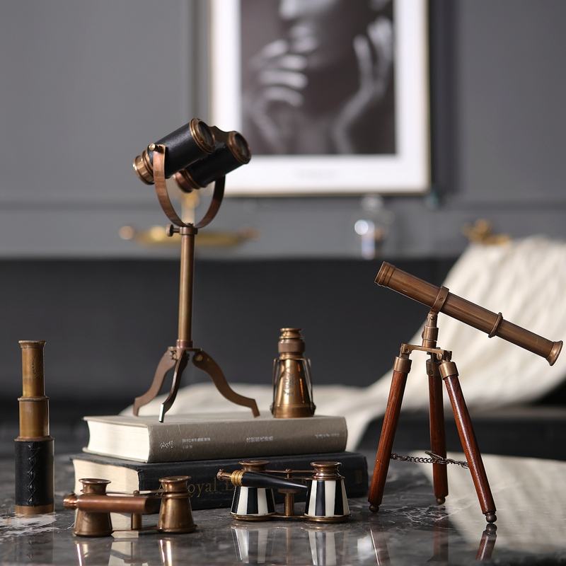 Office Furniture At Home - Telescópio De Latão Retro para Decoração