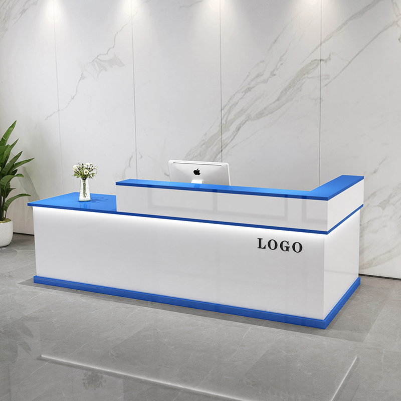 Office Furniture Usa - Mesa de recepção de luxo, armazenamento,