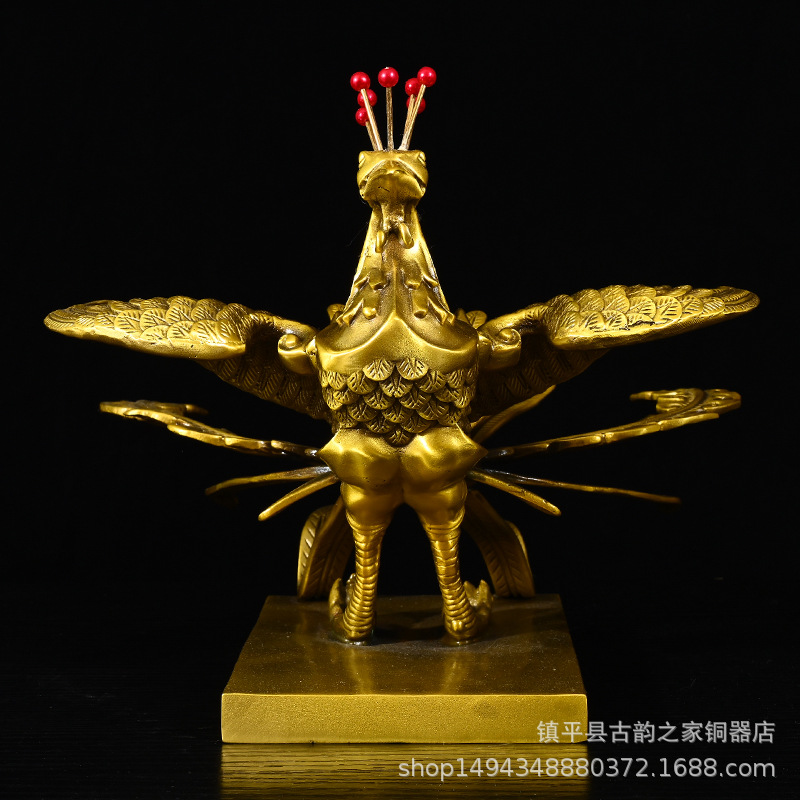 Office Furniture Phoenix - Ornamento de latão Han Lucky Charm