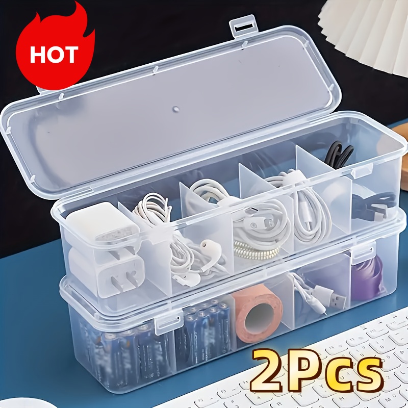 Pegboard Office Organizer - Caixa Grande para Organização de Cabos