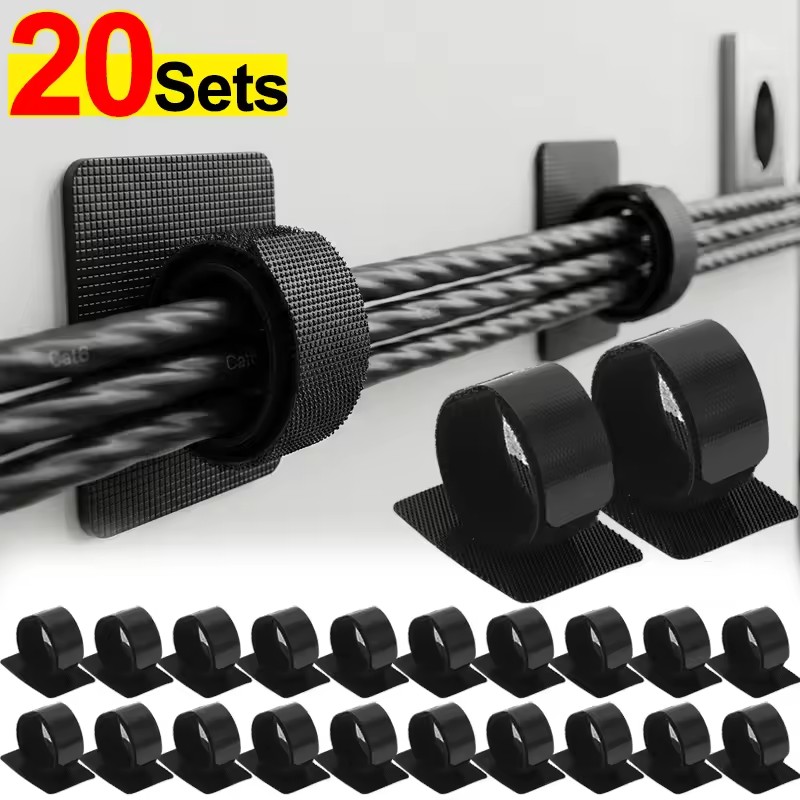 Pegboard Office Organizer - Organizadores de cabos adesivos para debaixo