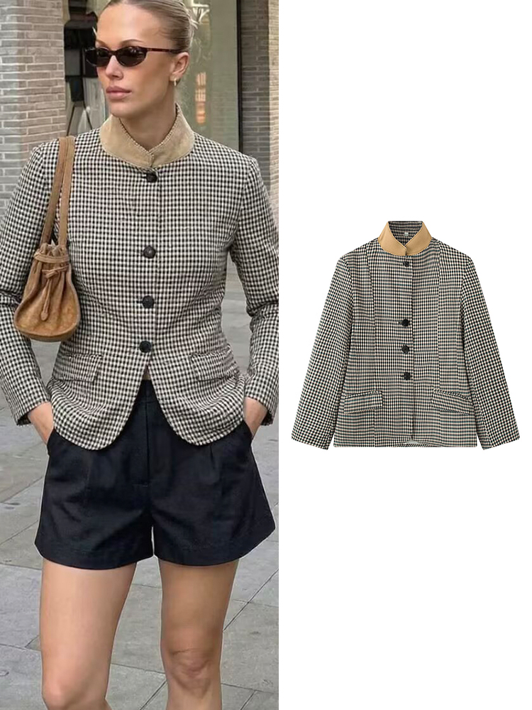 Coat Rack Standing - Blazer Feminino Xadrez Vintage TFMLN com
