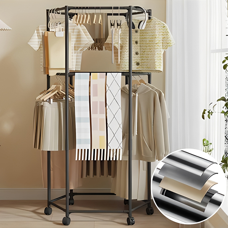 Cabideiro de Chão Giratório He - Coat Rack Standing avaliação e preço