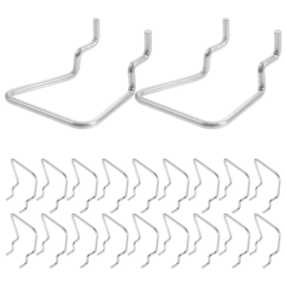 30 Peças de Ganchos de Aço Ino - Pegboard Office Organizer avaliação e preço