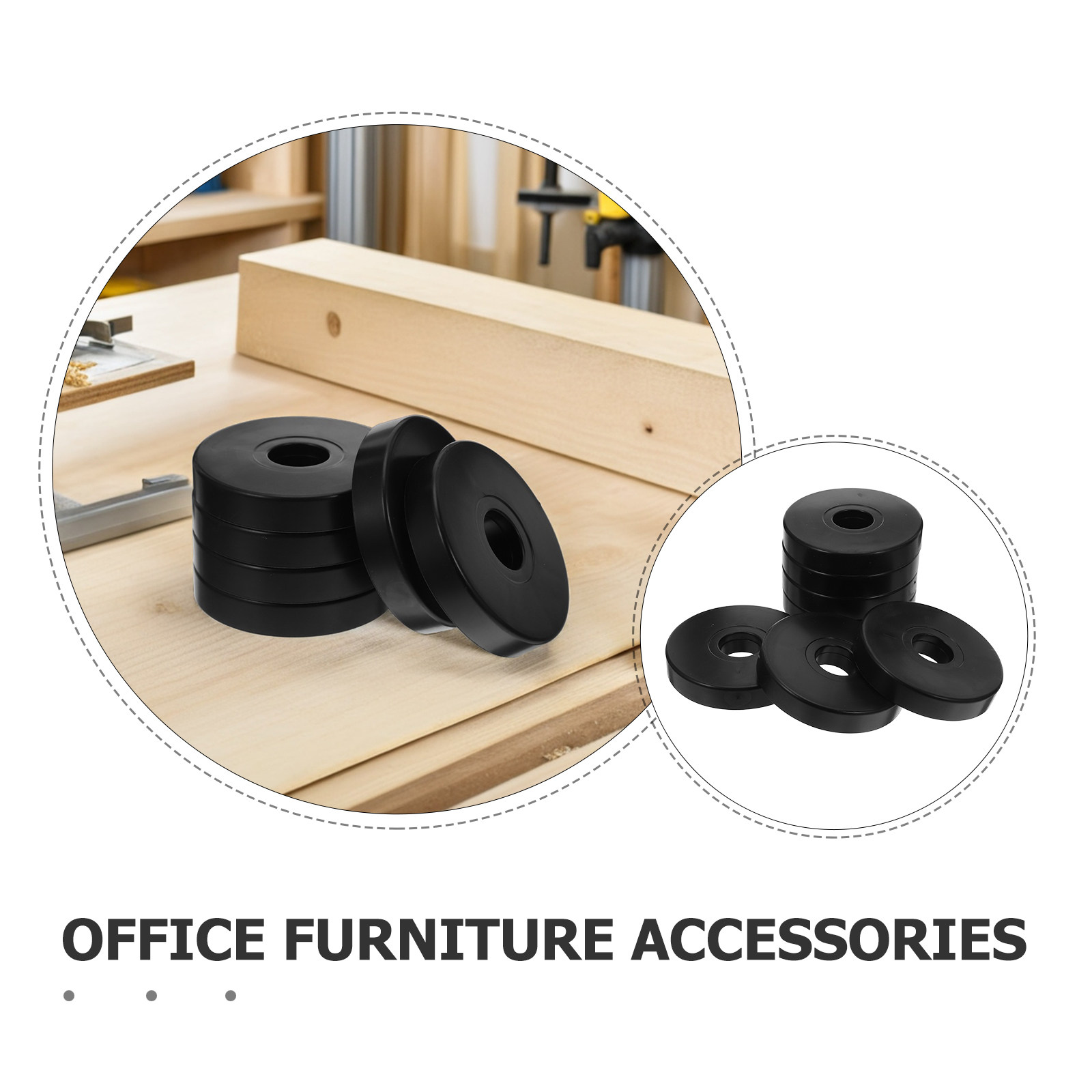 12 Peças de Protetores de Rodí - Office Furniture Home avaliação e preço