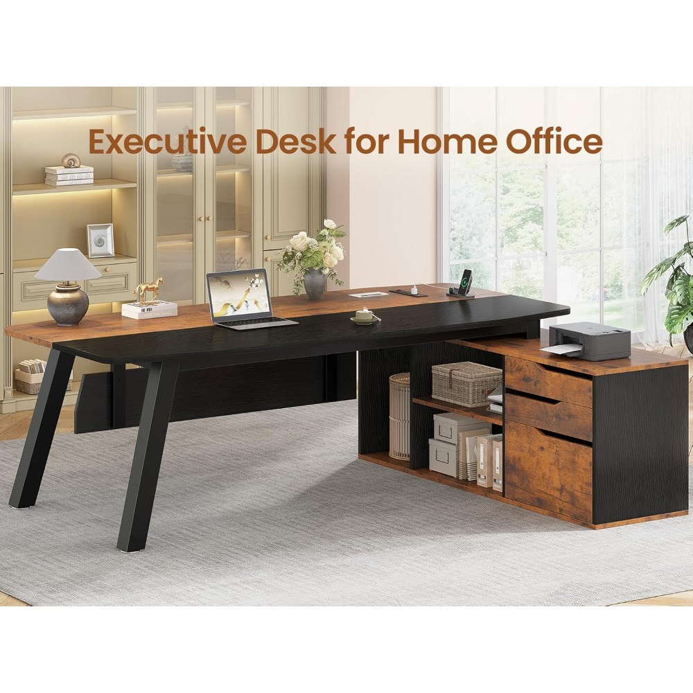 Mesa Executiva de 71 polegadas - Office Furniture Usa avaliação e preço