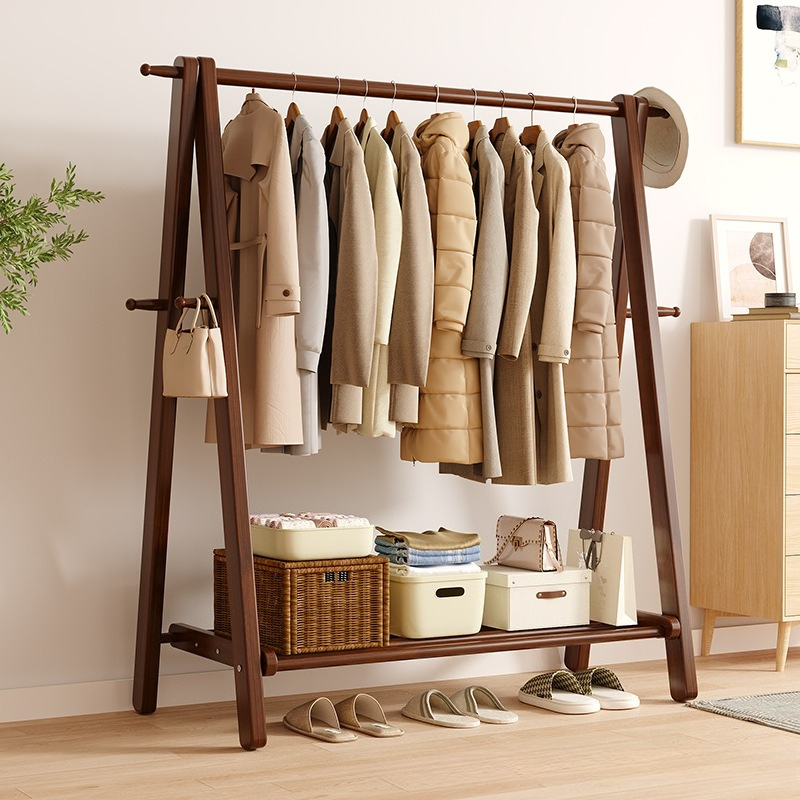 Armário de Madeira Maciça Inde - Coat Rack Standing avaliação e preço