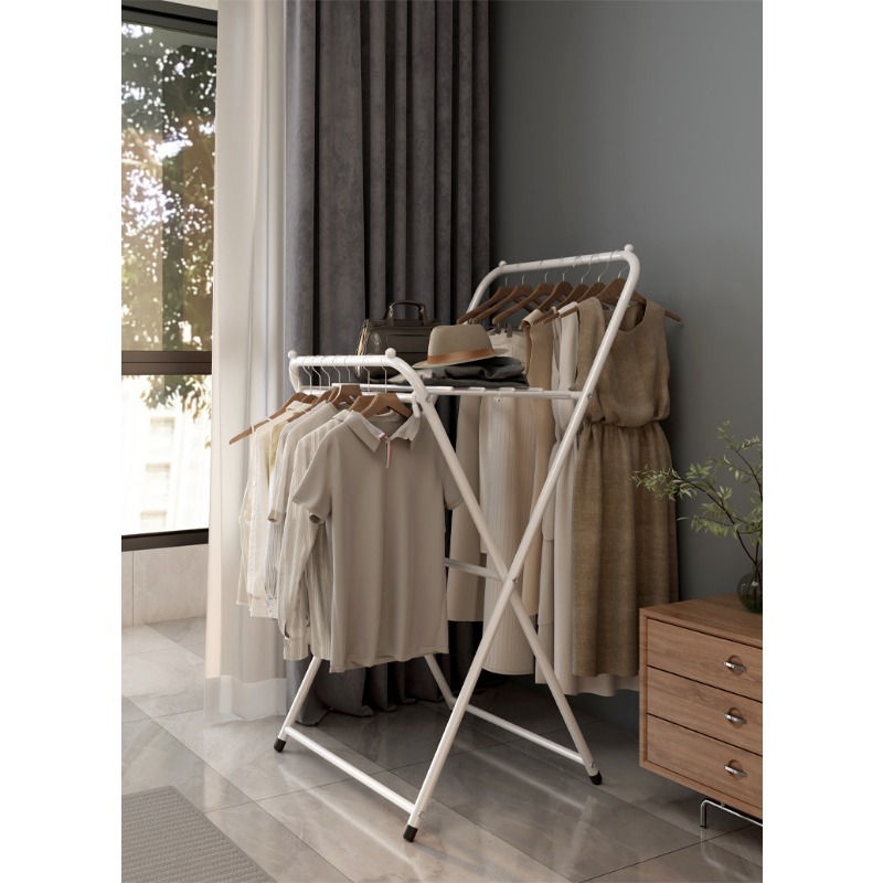 Rack de secagem de roupas do c - Coat Rack Standing avaliação e preço