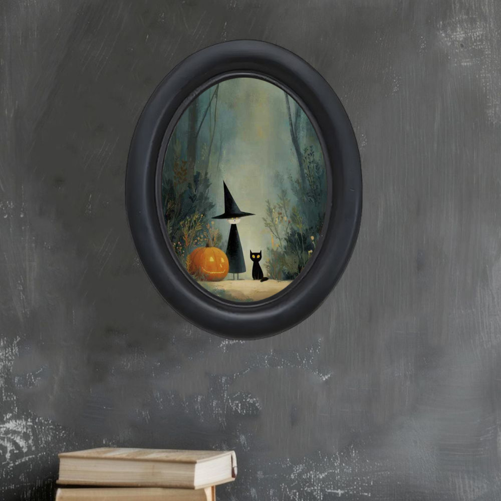 Uma bruxa de Halloween vintage - Office Furniture Home avaliação e preço