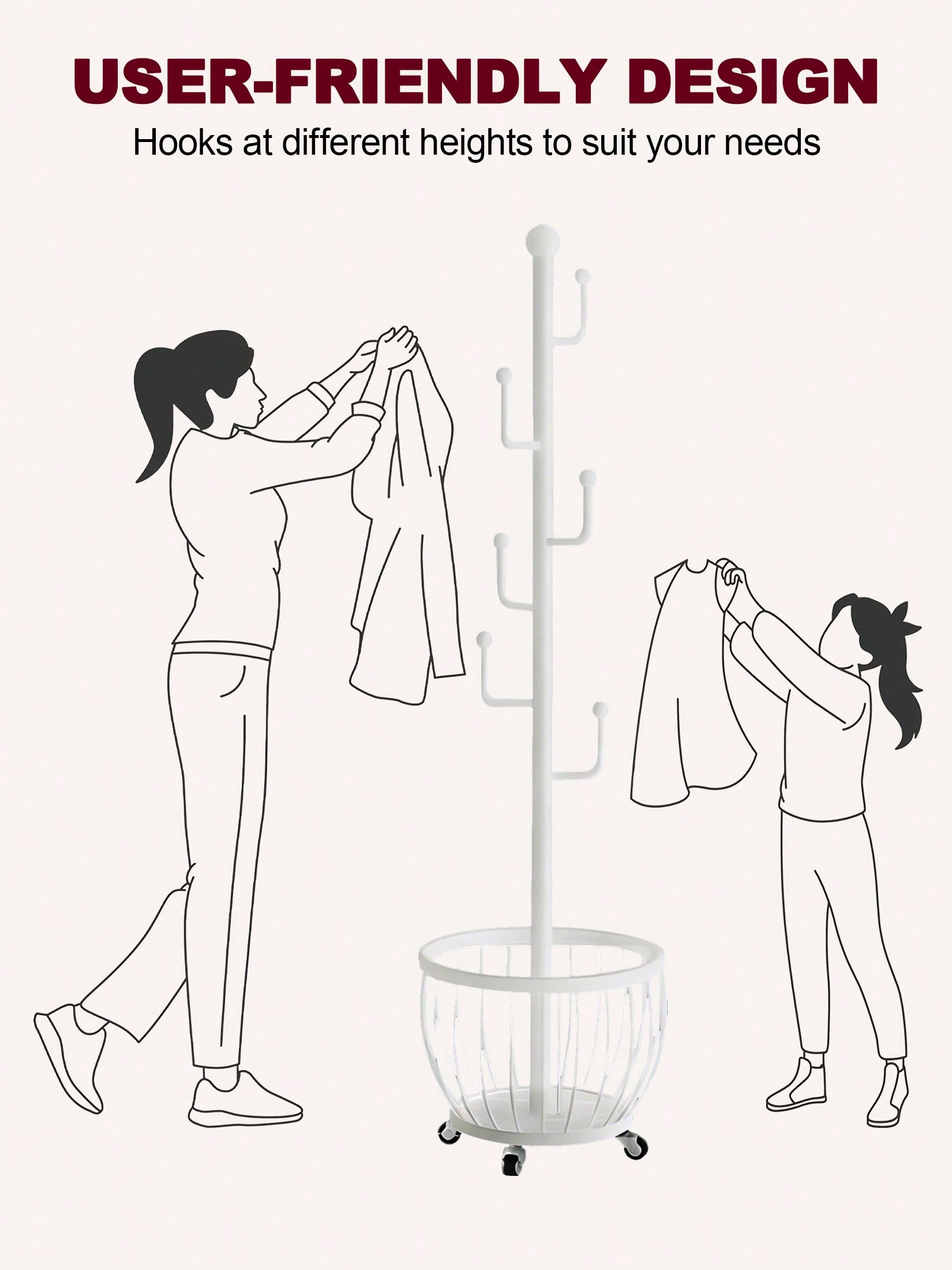 Cabideiro de Chão Moderno e El - Coat Rack Standing avaliação e preço