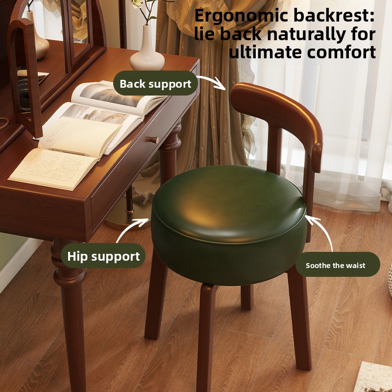 Cadeira giratória de madeira m - Office Furniture Home avaliação e preço