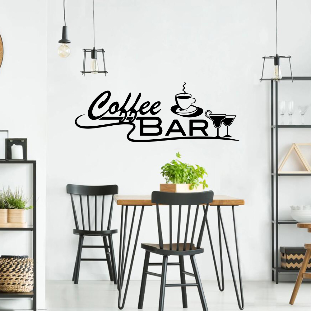 Café bar loja janela adesivo d - Office Furniture Usa avaliação e preço