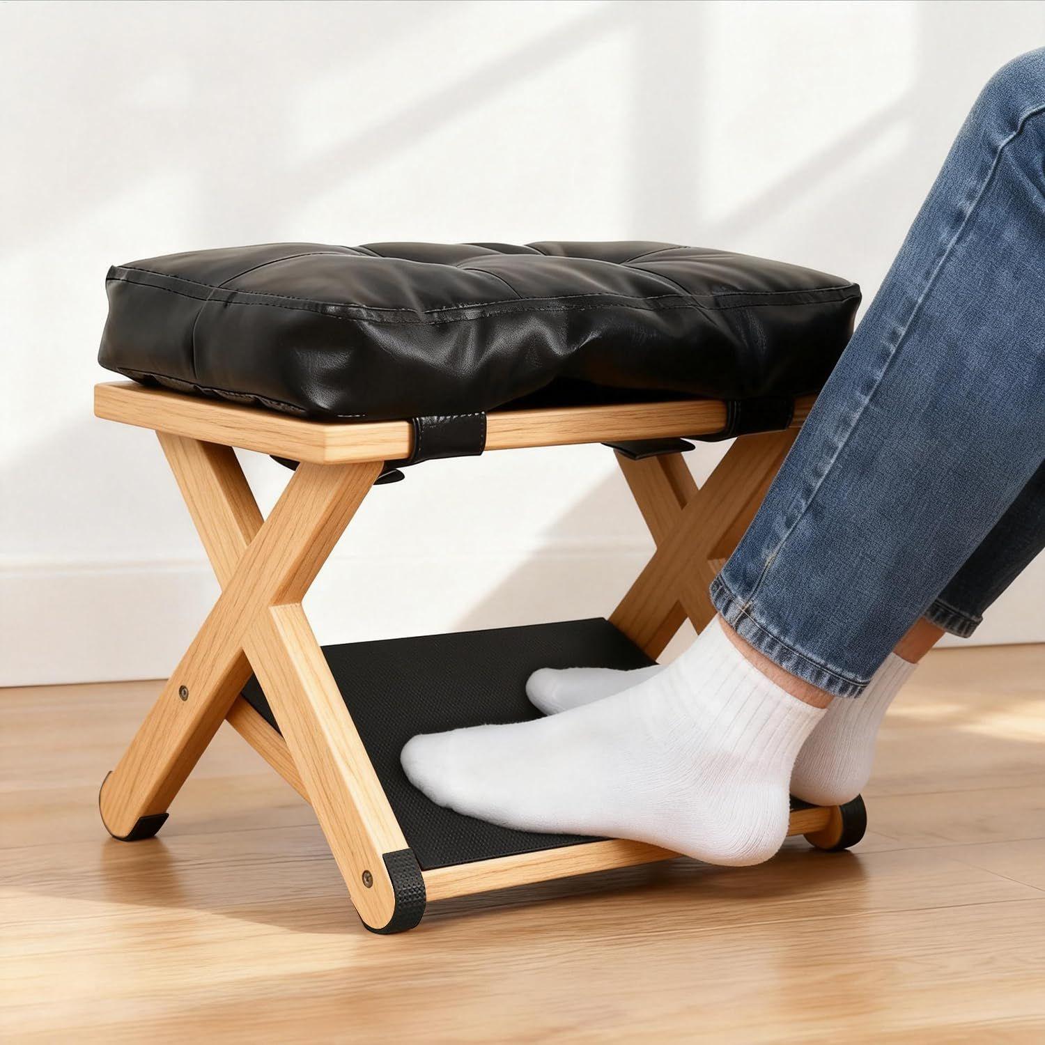 Descanso para os Pés de Madeir - Office Furniture Wholesale avaliação e preço