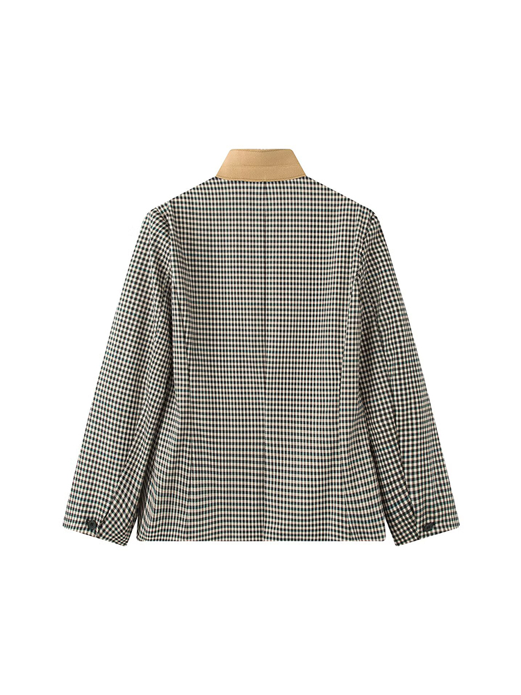 Blazer Feminino Xadrez Vintage - Coat Rack Standing avaliação e preço